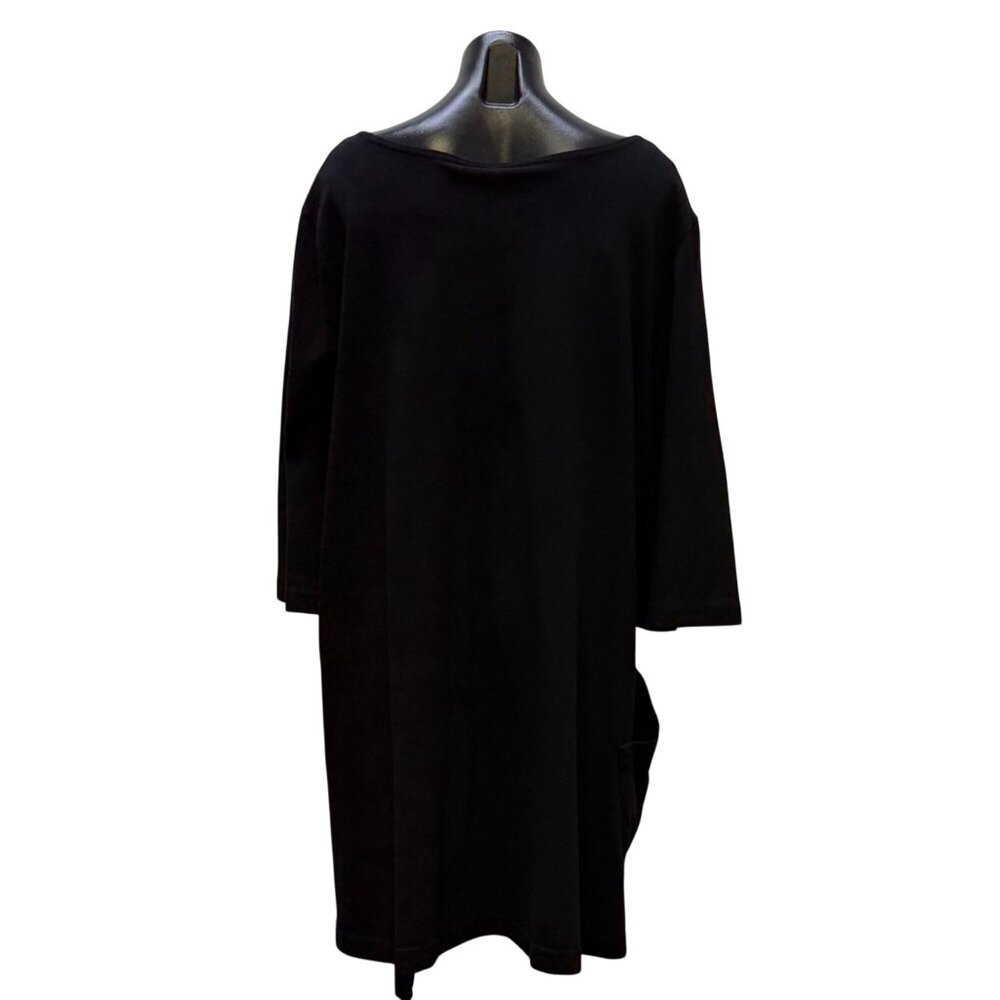 Bryan Walker Black Drawstring Front Tunic Blouse … - image 2